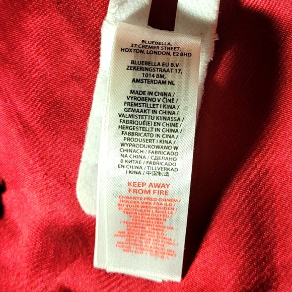 NWT white Blueubella Sapphira set Wired Bra 34DD/E and Thong size M - Picture 12 of 15